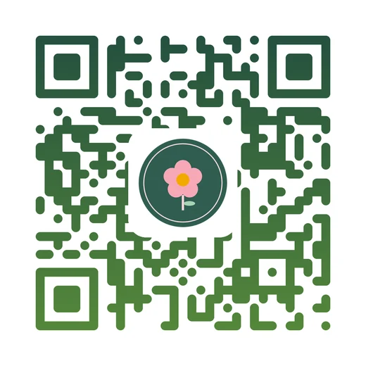 Sample QR code style: Florist